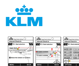 KLM mobile internet check-in