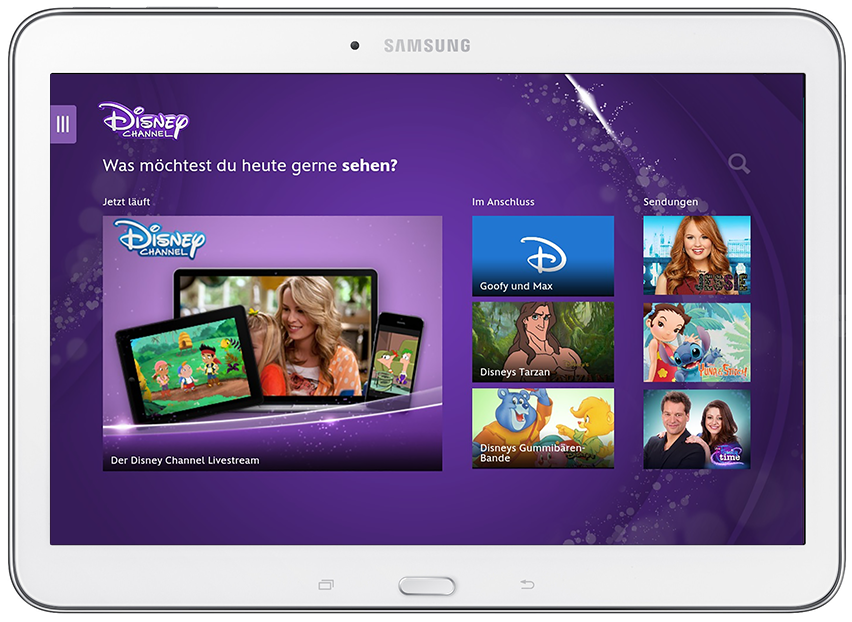 Disney Channel app - Visual Design
