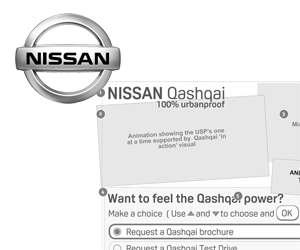 Nissan Qashqai interactive TV-ad
