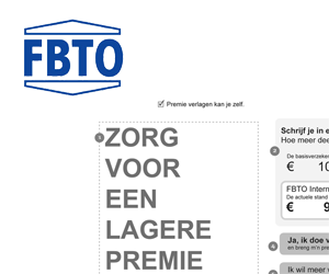 FBTO zorg voor een lagere premie